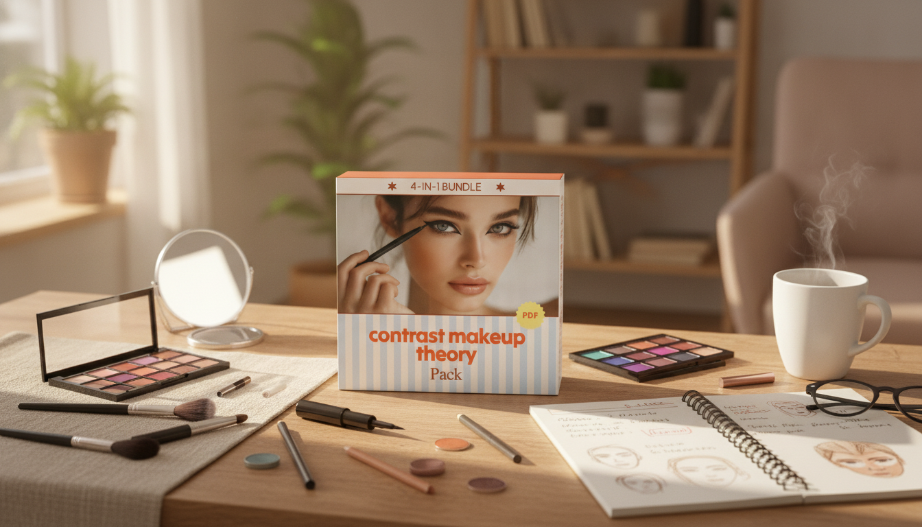 Makeup Contrast Made Easy: 4 Guides + Checklists Pack